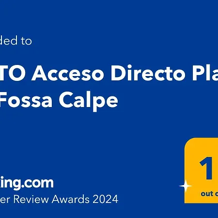 Apto Acceso Directo Playa La Fossa Apartamento *