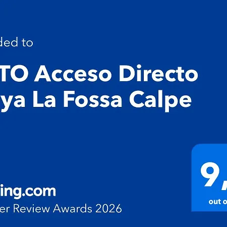 Appartamento Apto Acceso Directo Playa La Fossa *